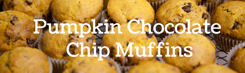 Pumpkin Chocolate Chip Muffins header
